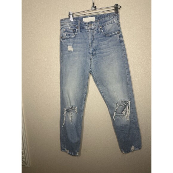 Mother Superior Jeans Tomcat The Confession High Rise Destroyed Jeans 26 - Picture 3 of 16